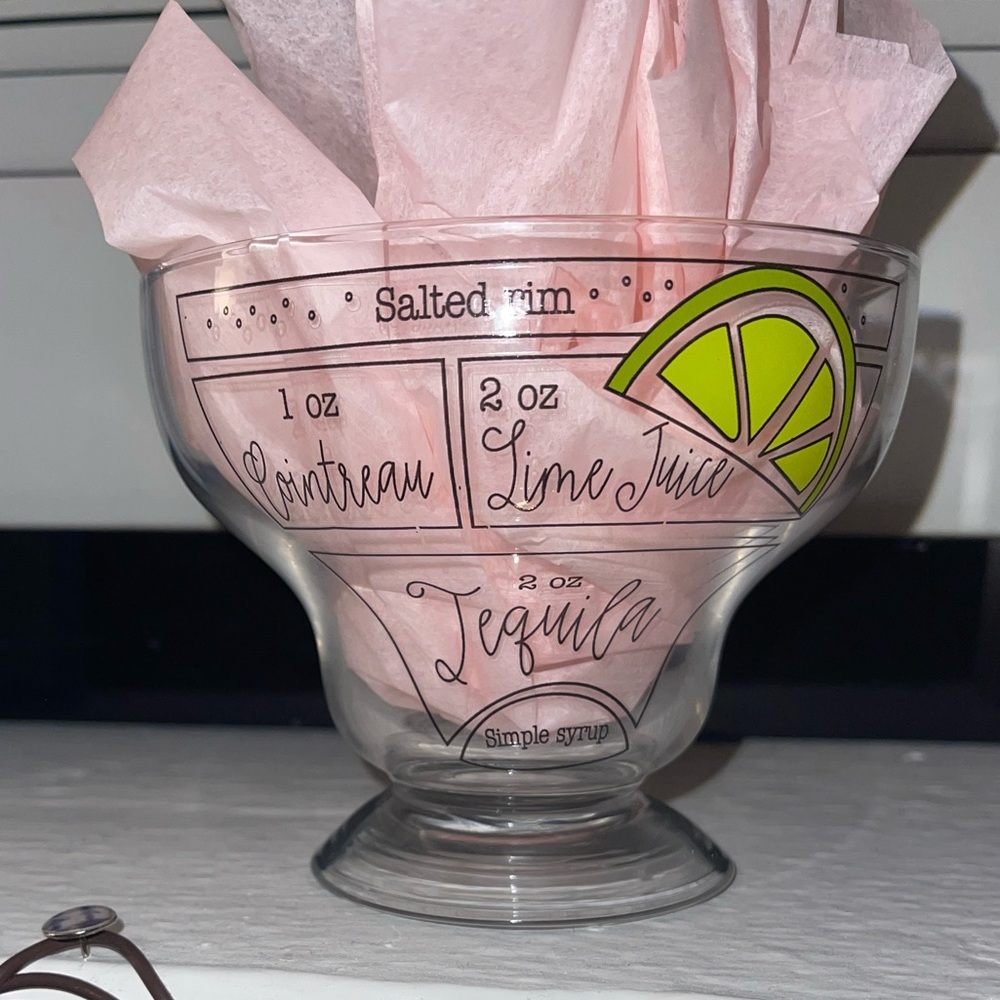 NWOT Margarita recipe glass ✨ - Picture 3 of 3